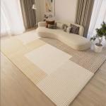 Japanese Wabi-Sabi Stripes Warm Color System Pattern Carpets For Living Room