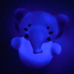 Innovation Mini Plastic LED Battery- powered Animal shape Elephant Light toys