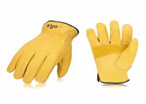 Quality Men'S Winter Genuine Leather Driving Gloves Wear Resistant Straight Thumb wholesale