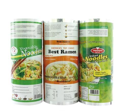 Aluminum foil food packaging film/plastic printed laminated packing film roll