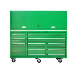 Quality Red Car Repair Workshop Tool Cabinet with 17 Drawers and Heavy Duty Rolling Trolley wholesale