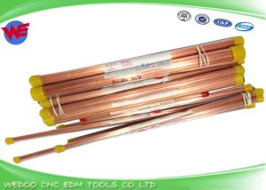 Quality EDM Copper Electrode Tube 2.0*400mm Multi hole Type For EDM Drill Machine Process wholesale