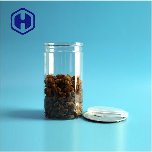 500ml Customize Designs Snack Food Products Reusable PET Plastic Cans For Food