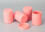 Custom Frosted clear White Black Amber Blue pink Empty Plastic Pet Jar Wide