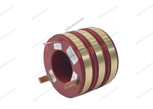 Quality 100A High Current Copper Graphite Carbon Brush Slip Ring with High Speed 3000Rpm wholesale