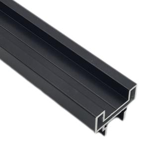 Quality High Glossy 6063 T8 Aluminum Extruded Profile Wood Grain Surface wholesale