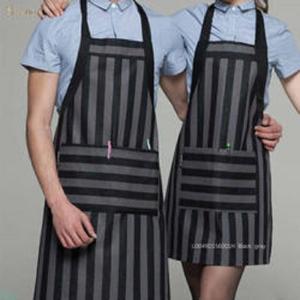 Quality OEM Chef Work Apron Cotton Denim Material Anti Wrinkle wholesale