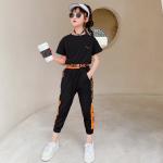 110CM-160CM Spring Autumn Kids Cotton Clothing Set Girls Tops