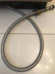 Gas tube 304 accordion pipe bellows separator three way cock tube tap