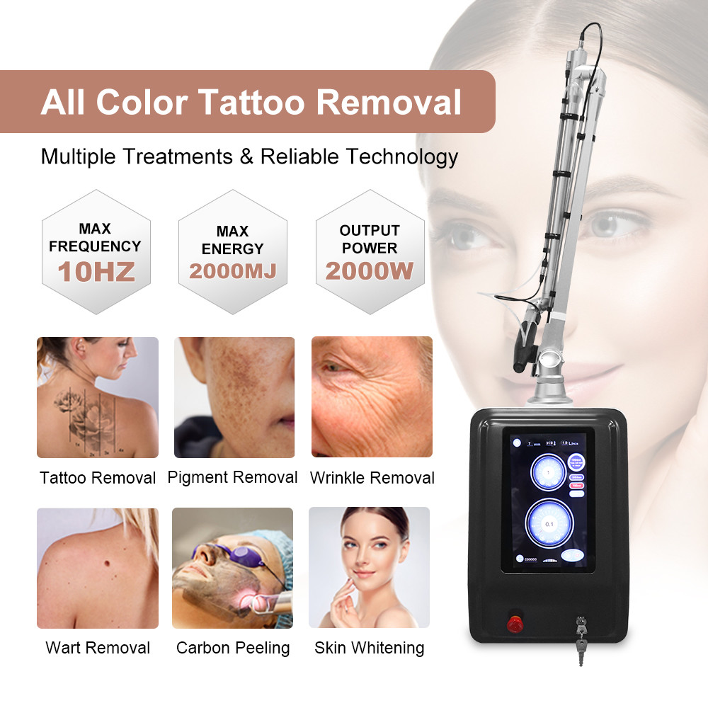 P3 Pico Laser 532nm 1064nm Tattoo Removal Machine For Acne Treatment Pigment Removal Skin Rejuvenation Beauty Machine