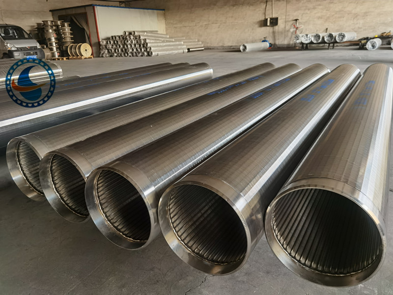 SS304 Slot 40 Continuous Slot Wire Wrapped Screen For Sand Control