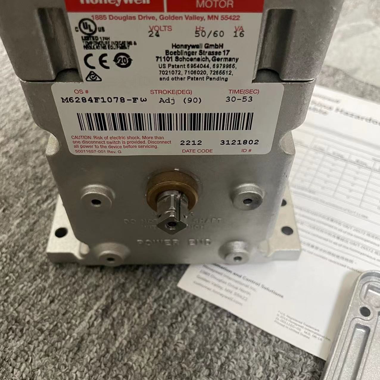 Original Honeywell M6284F1078-F Modutrol Motor M6284F1013 Servo Actuator Stock