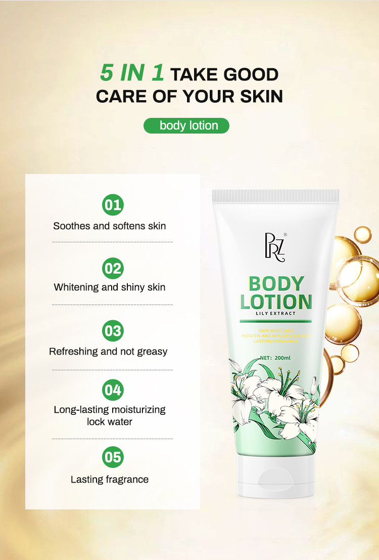 Whitening Moisture Body Lotion Nourish Dry Skin For Men And Women