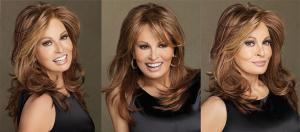 Quality Ladies Brown Synthetic Hair Wigs Heat Resistant Fiber No Sheeding wholesale