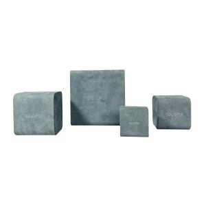 Quality High End Blue Microfiber Luxury Jewelry Packaging Boxes Opaque Square Watch Gift Boxes wholesale