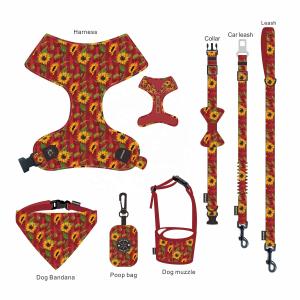 Quality Reflective Pet Dog Harness Outside Walking Slip Moisture Resistant wholesale
