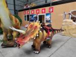 Red tiger Animatronic Simulation Walking Dino