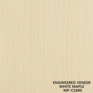 Quality Fancy Recomposed Wood Veneer White Maple 168S Straight Grain For Car Interior wholesale