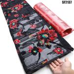 Supoo Popular soft silk velvet fabric printed african lace fabric for lady dress