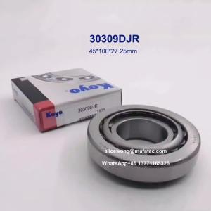 Quality 30309DJR automotive bearings special taper roller bearings 45*100*27.25mm wholesale