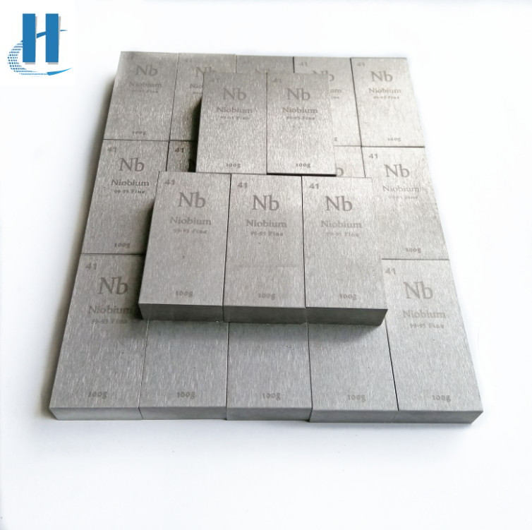 Pure Niobium Cube Niobium Metal 99.99 Pure Niobium Lump Ingot For Industry