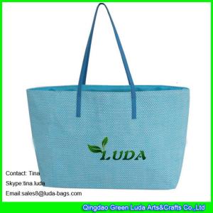 Quality LUDA handbags for women overnight bag paper straw lady beach tote bags wholesale