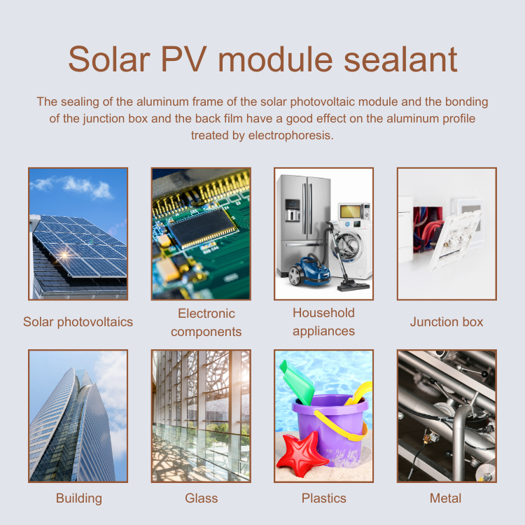 Neutral Solar Cell Sealant Weatherproof