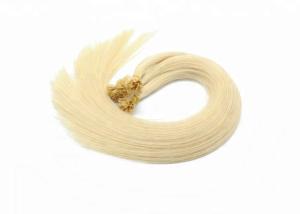 Quality U Tip Remy Pre Bonded Hair Extensions 12 - 30 Inch Clean Any Color Can Be Dyed wholesale