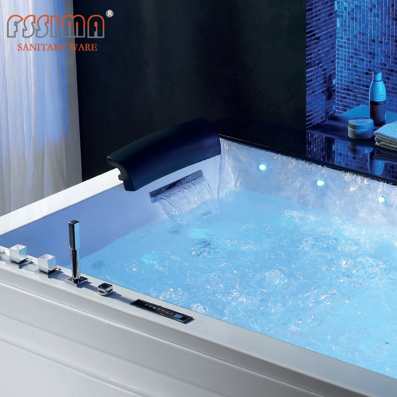 1900x830 Whirlpool SPA Bathtub 2 Person Freestanding Jetted Tub