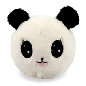 Quality Polyester Fuzzy Panda Bear Inflatable Toy Ball 9&quot; Diameter for Children wholesale