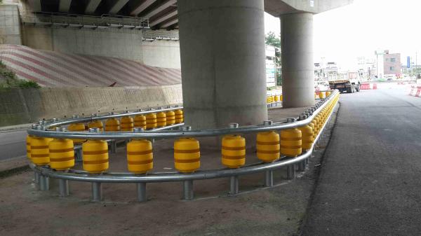 Highways Guardrail Roll Forming Machine with Large Roller Size Diameter 245/350