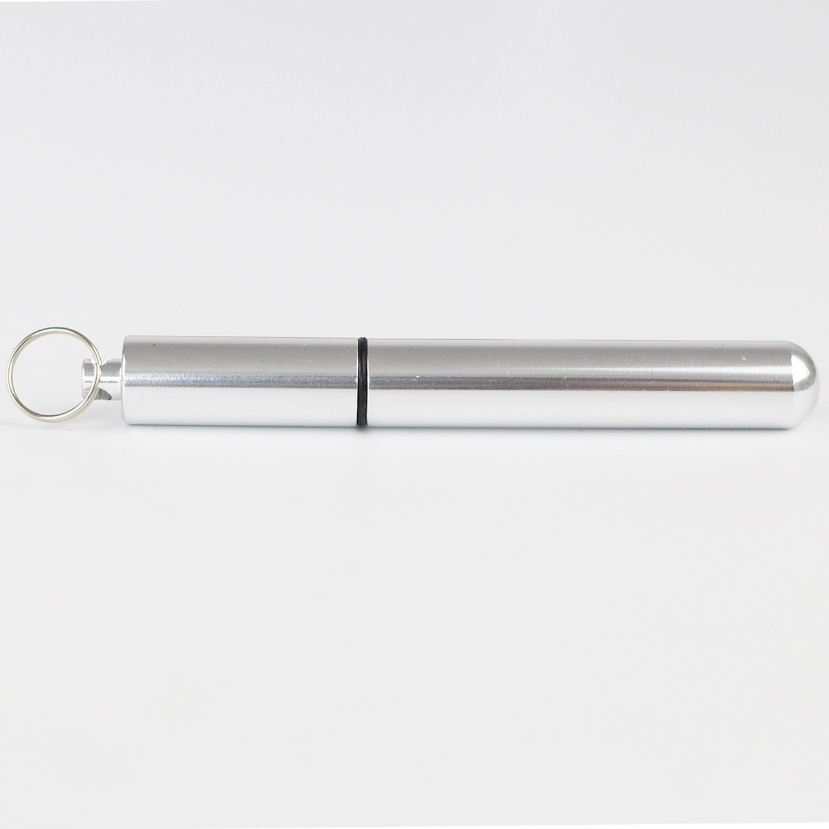 Pocket Toothpick Holder Metal Pill Case with Key Ring Portable Toothpick