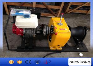 Quality Honda Gasoline Powered Winch 5T , Tower Erection Cable Pulling Winch wholesale