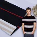 Breathable And Healthy Smooth Comfortable Striped Material Fabric For Casual