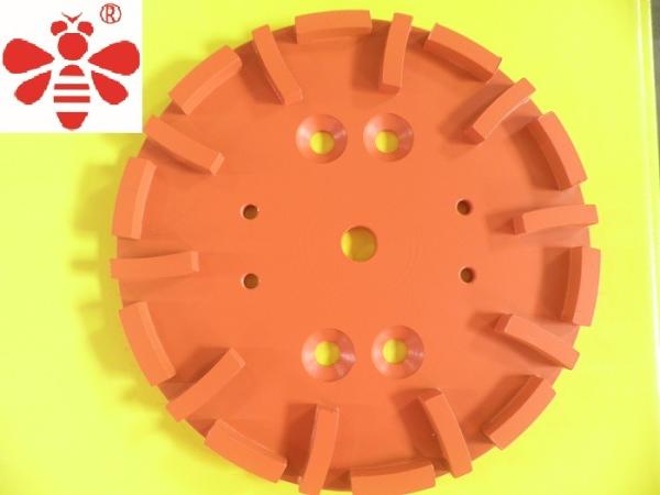 Silver Brazed Diamond Cutting Blade , Grinding Head Diamond Cup Wheel Floor