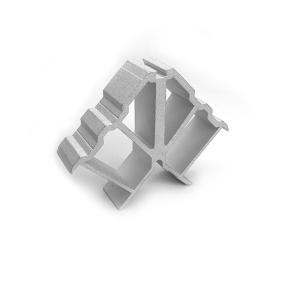 Quality Hotel Aluminium Windows And Doors Hardware OEM 45 Degree Angle Corner Silver Corner Joint wholesale