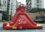 Indoor small octopus kids inflatable slide made of lead free pvc tarpaulin for