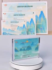 Quality T Shape Acrylic Tabletop Sign Holders 8.5 x 11 wholesale