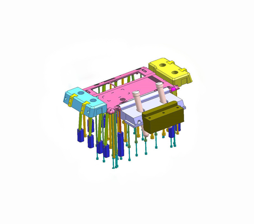 TPU S136h Double Color Injection Molding Custom Abs Plastic Molding For Hand Ornaments