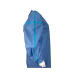 Breathable Medical Isolation Gown Level 3 , Blue Disposable Coveralls