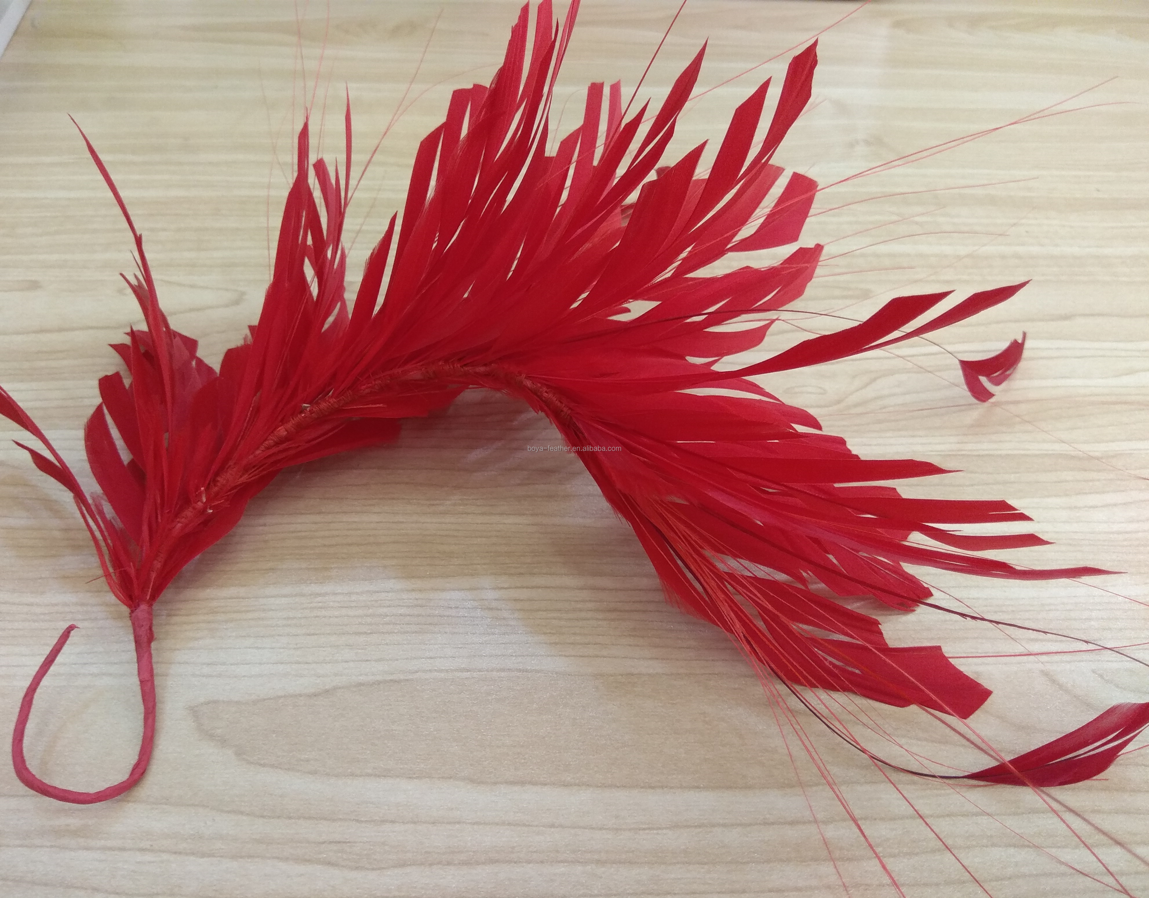 Goose Feather Flower Mount with Wire Accessory Secure Shipping DHL UPS FEDEX EMS TNT