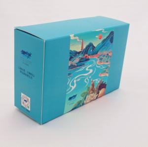 Quality ISO9001 CMYK Blue Paper Corrugated Mailer Boxes Custom Toy Boxes wholesale