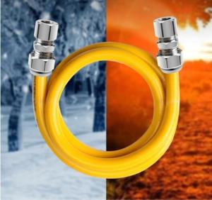 Quality DN13x1000 Gas Flexible Hose , Stainless Steel Flexible Gas Line Anti Animal Bite wholesale