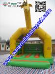 Giraffe Inflatable Jump Castles Rent SGS / ROHS Certificate