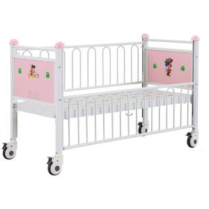 Quality Factory Infant Hospital Crib Metal Babies Clinic Medical Bed Kids Children Pediatric Bed with Casters Manufacturers wholesale