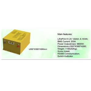 Quality IP65 48 Volt LiFePo4 Battery 120Ah Electric Vehicle Lithium Iron Phsphate Battery wholesale