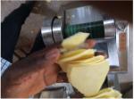 stainless steel plantain yam potato chips cutting machine YQC600 model
