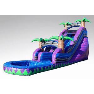 Quality Outdoor Water Slide Jumper Inflatable Bouncer Hous Blue Tree Slides For Sale wholesale
