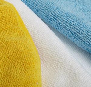 Quality 90% Polyester 28cmx38cm Yellow Car Cleaning Cloth wholesale