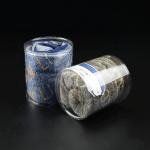 Cylinder Shape Stationery Clear PVC Packaging Box CMYK Printing